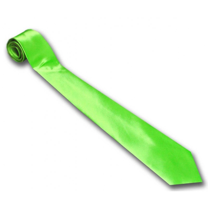 Mens Pea Green Neck Tie (Ti13)